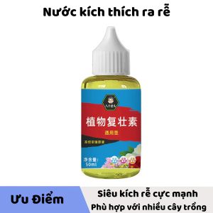 Dung Dịch Kích Rễ Cây Gengba 50ml – Dinh Dưỡng Chăm Sóc Hoa Cây Cảnh Rau Màu Bonsai