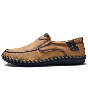 Prelesty Sepatu Pria IMPORT Kasual Kulit Sepatu Kerja Slip On Kantor Santai Fashion Slop Pantifel Anti Slip 023