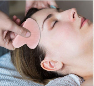 Đá Guasha Massage mặt bằng thạch anh giúp thư giãn trẻ hóa làn da