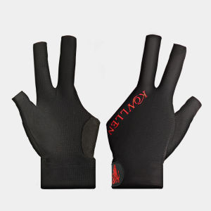 KONLLEN Gloves New Stretch Fabrics Billiard Gloves One Piece Five Colors L/XL Non-Slip Left Right Pool Glove Snooker Glove Billiard Accessories