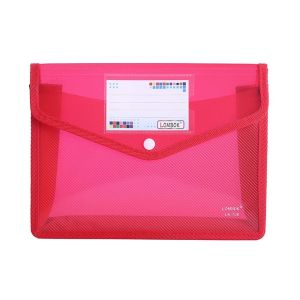 DISKAS Snap-type Transparent School Supplies Stationery Pouch Water proof Office File Folder Paper Storage Bag Organ File Bag Document Organizers