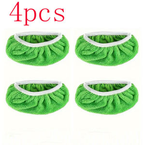 4Pcs Microfiber Mop Pads Washable Absorbent Sponge Mop Cloth Flat Mop Head Reusable Sweeping Cloth for Wet&Dry