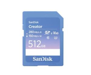 SanDisk Creator SD SDXC™ UHS-II Card RescuePRO Deluxe up to 280MB/s - 512GB / 256GB / 1TB