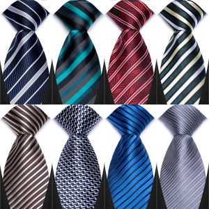 8cm New Mens Tie Fashion Classic Polyester Stripes Polka Dot Necktie for Designer Business Wedding Party Accessories Gift