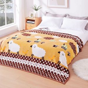 พร้อมส่ง ผ้าห่มนาโน 6ฟุต ผ้าห่ม เนื้อผ้านุ่มห่มสบาย ขนาด 180x200 cm ลายการ์ตูน ผืนใหญ่
