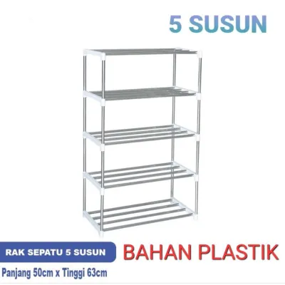 PROMO RAK SEPATU STAINLESS SUPER KOKOH ANTI PATAH