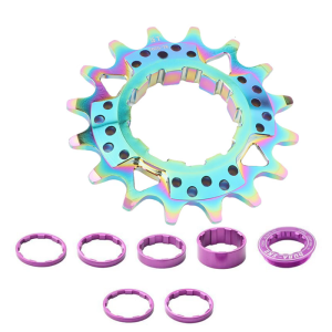 Single Speed Conversion Kits for Mountain Bikes and Road Bikes Aluminum Alloy 16T 18T Bicycles Single Speed Flywheels