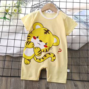 ibaby Newborn Cotton Comfort Jumpsuit with Soft Cartoon Patterns for Boys & Girls