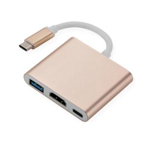 Type C Multiports Adapter for Efficient Data Transfer and Display Wide Compatibility USB C Hub HDTV Output Data Transfer