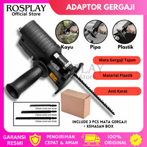 ROSPLAY Adapter Jigsaw Gergaji Mesin Reciprocating Tambahan Bor tangan Gergaji Konektor NEW ORI