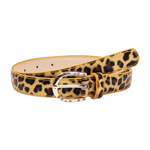 Chuỗi dây đeo trên người Retro cho trang phục Sân Khấu Nhảy Múa cho nữ phụ nữ in da báo vành đai hot girl dễ dàng vành đai cao bồi chuỗi