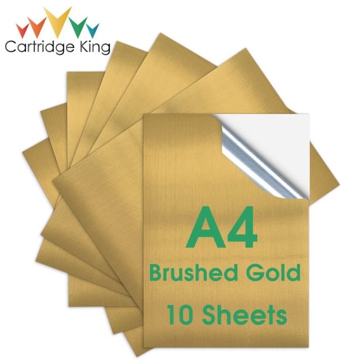 10 Sheets Self-Adhesive Printable Vinyl Sticker Paper A4 Waterproof ...
