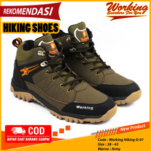 Sepatu Hiking Pria Boots Anti Air G-01 Sepatu Gunung Luar Negeri Sepatu Tracking Cross Adventure