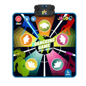 Dance Floor Mat for Kids Interactive Rhythm Dance Mat Featuring Various Music Track and Sensory Motor Skill Development