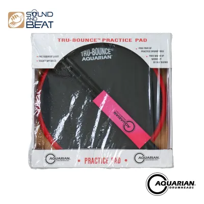 แผ่นซ้อมตีกลอง (Practice Pad) ขนาด 12 นิ้ว Aquarian TBP-12