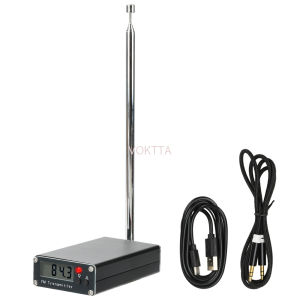 Bộ phát sóng FM 2000M 0.5W với âm thanh nổi Màn hình hiển thị kỹ thuật số-76-108Mhz cổng Type-C