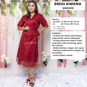 DRESS BRUKAT PENDEK KOREA WANITA TERBARU 2020 MODERN KEBAYA PESTA LENGAN PENDEK PAKAIAN BAJU WANITA KEBAYA TRADISIONAL KEBAYA WISUDA KIMONO CLEORA