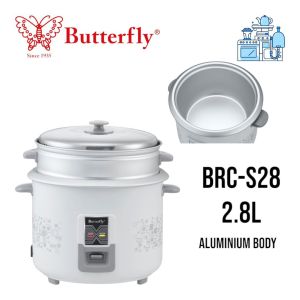 BUTTERFLY ELECTRIC RICE COOKER ALUMINIUM 2.8L BRC-S28
