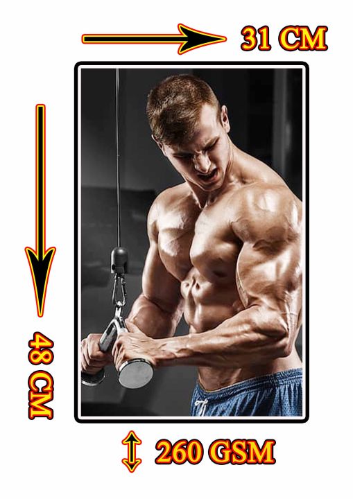 POSTER GYM FITNESS UK 31cm X 48cm