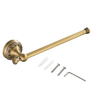 Bathroom Tissue Paper Dispenser Towels Rail Rod Wall Mounted Toilet Paper Roll Stand Easy Installation For Small Space