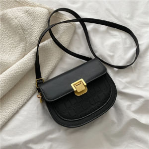 Autumn Trendy Crossbody Bag for Women Popular Versatile Saddle Bag Niche Sling Bag