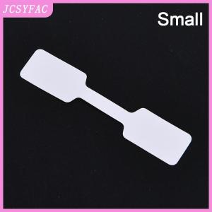 JCSYFAC 100pcs White Price Label Tags with Hanging String Jewelry Stationery Shoes Cloth