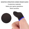 Anti-Sweat Gaming Thumb Finger Cover 2pcs (1 Pair) Wasp Feelers Finger Sleeves for PUBG Mobile Gaming with Sensitive Touch and Thin Breathable Material Professional Fingertips Sleeve. 