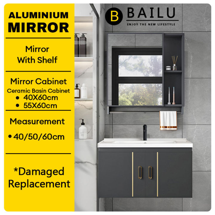 Local ship Grey Bathroom with mirror vanity bathroom