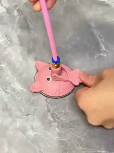 Strong Suction Cup Cats Teaser Stick Toy Interactive Cat Toy with bell Feather Self-entertainment