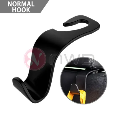 《 𝗛𝗘𝗔𝗩𝗬 𝗗𝗨𝗧𝗬 》Car Headrest Double Hook Hanger Vehicle Back Seat Organizer Food Groceries Holder Penyangkut Kereta 双重挂钩