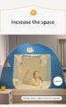 [COD] Tent Mosquito Net Double/Queen/King Bed Free Installation Foldable Easy To Store Cartoon. 