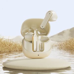 Q21 Earphone Bluetooth 5.4 ENC Pengurangan Kebisingan Earbud LED Tampilan Digital TWS Headest Gaming