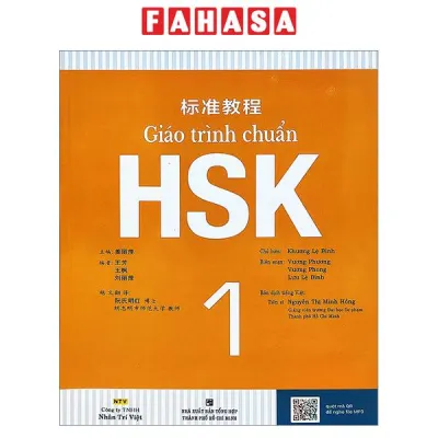 Sách Fahasa - Giáo Trình Chuẩn HSK 1 (Tái Bản 2023)
