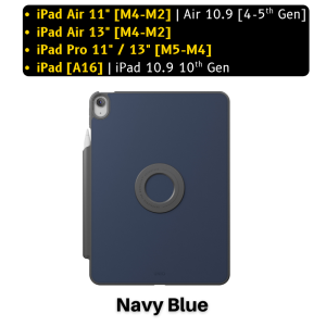 UNIQ Rovus SnapMount Magnetic 360 Rotating Detachable iPad Case For iPad Air (M4-M2) | iPad Pro (M5-M4) | iPad A16