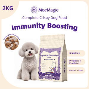 MoeMagic Halal Chicken Dog Food 2kg Super Premium Immunity Boosting/High Meat/Grain-Free/Add Freeze Dried Kibble Makanan Anjing