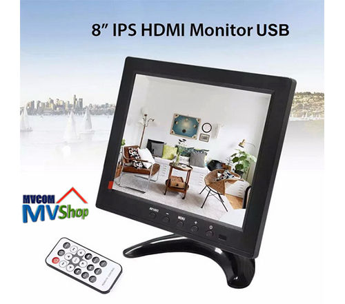 Monitor LED 8 นิ้ว TFT IPS HD (4:3)Signal input VGA,AV,PC, HDMi,TV ...
