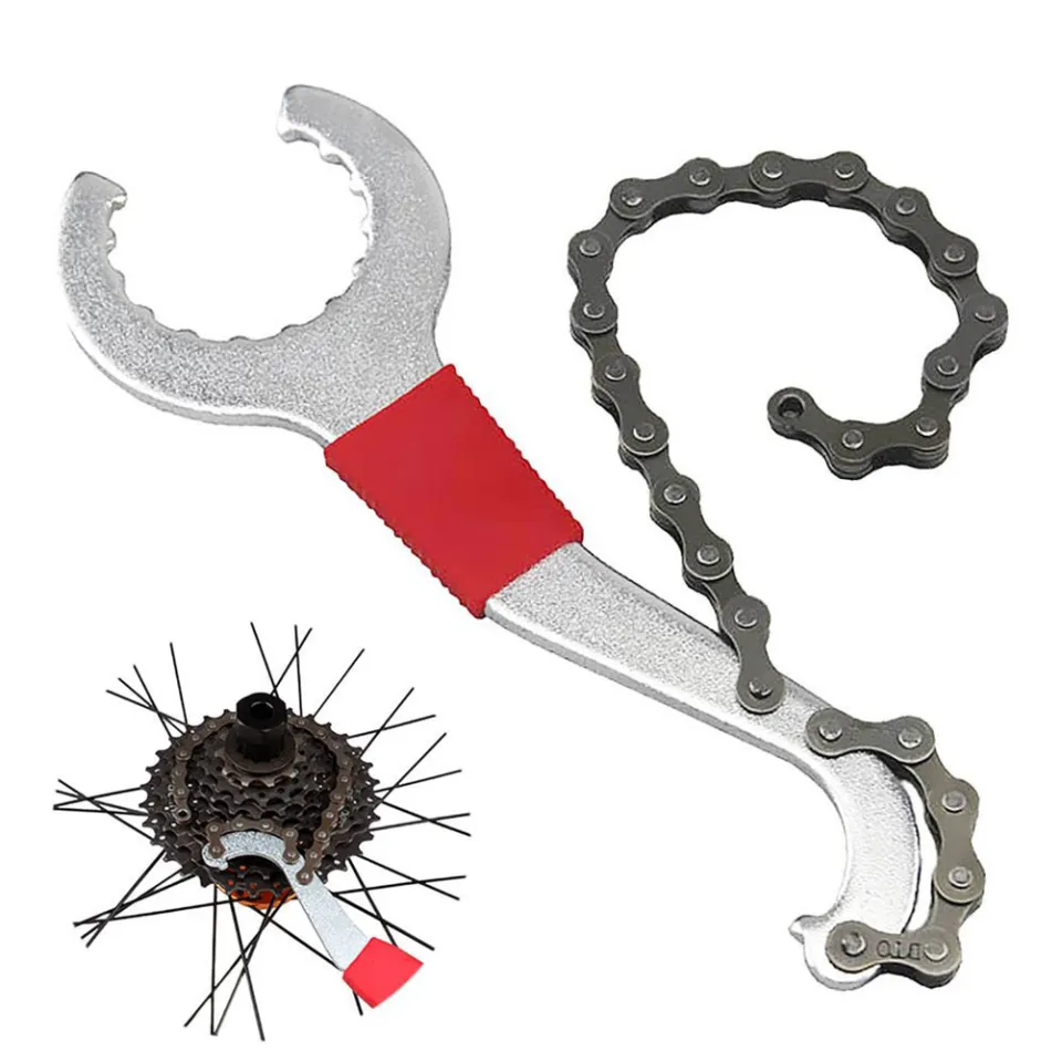 Multifunctional Bicycle Cassette Removal Tool with Crank Puller