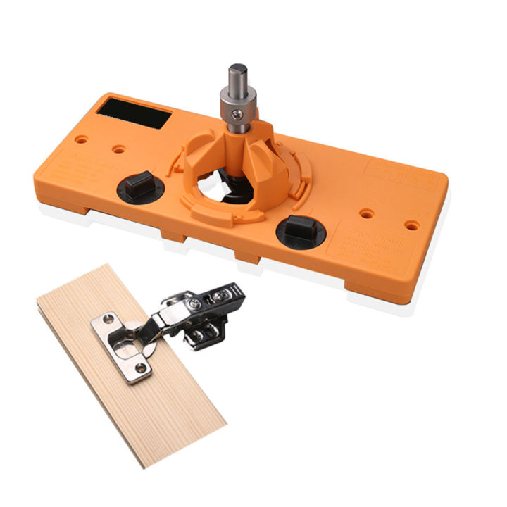 Concealed Mm Cup Style Hinge Jig Boring Hole Drill Guide With Forstner Bit For Cabinet Door