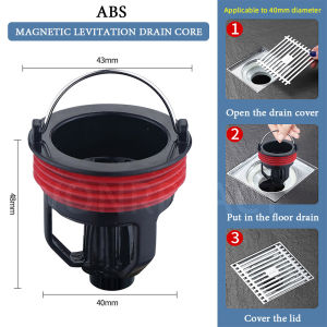 Brass Floor Drain Core Bathroom Sewer Drain Seal Floor Trap Anti-Stink Bug-Proof Quick Drain Tool