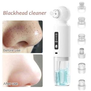 ERYRG Vacuum 6-head Blackhead Cleaner Facial Cleaning USB Charging Electric Blackhead Pore Cleaner Easy Operation Beauty Equipment Pore Vacuum Blackhead Remover Women and Men
