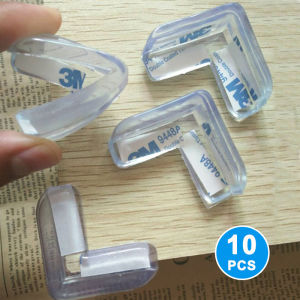 VREN Baby 10ตัวป้องกันมุมโต๊ะนิรภัยชิ้น/เซ็ตอุปกรณ์ป้องกันความปลอดภัยสำหรับเด็กทารกเด็กติดมุมเฟอร์นิเจอร์แบบใส