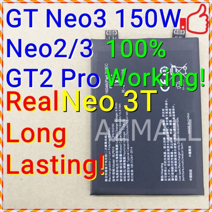 realme Akku BLP919 für GT Neo 3 150W - buy at