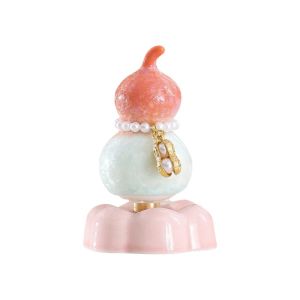 GONOVO Nhiều màu sắc Tượng bầu gốm sứ May mắn 360 ° Sự xoay chuyển Tượng bầu Sáng tạo Tinh tế Bầu may mắn xoay Trang trí nhà cửa