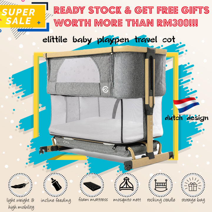 Elittile baby sale cot