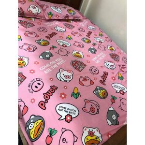 Bộ ga gối ( ga trải giường và vỏ gối nằm ) | Thiết kế mẫu mã dễ thương và nhiều mẫu khác Nguyệt Ánh bedding [Khủng Long Vàng]