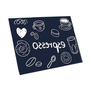 Kitchen Rug Oil Proof Polyester Fiber Mat Slip Resistant For Comfortable Standing And Easy Cleaning