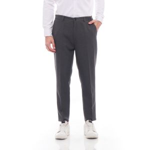 DZARGO - Celana Ankle Pants Pria (formal bahan kantor kain kerja) panjang slimfit - Dark Grey
