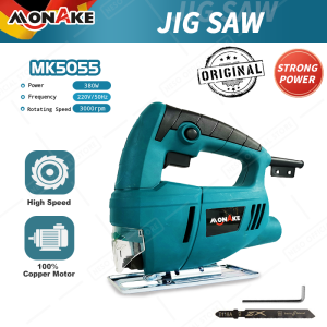 MONAKE Mesin Jigsaw Gergaji Jig Saw Triplek Potong Kayu Listrik MK5055