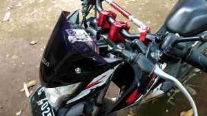 Breket Stang Rzr Sonic 150 dan Satria Fu Injeksi Carbu Dudukan stang sonic