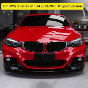 secr Front Bumper Lip Splitter Chin For BMW 3 Series GT F34 2013-2020 M Sport Version Air Dam Deflector Spoiler Tuning Accessories H5K8Q